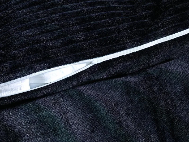 Kuscheli® Winter Wende Plüsch Bettwäsche 135 x 200 od. 155 x 220 mit 80x80 Kissenbezug Cashmere-Touc