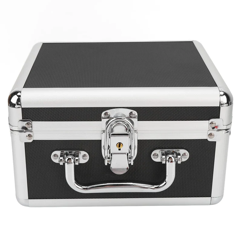2.5-Zoll-Festplatten-Aufbewahrungsbox,Festplattengehäuse, Aluminiumlegierung, 20 Einschübe, doppelte