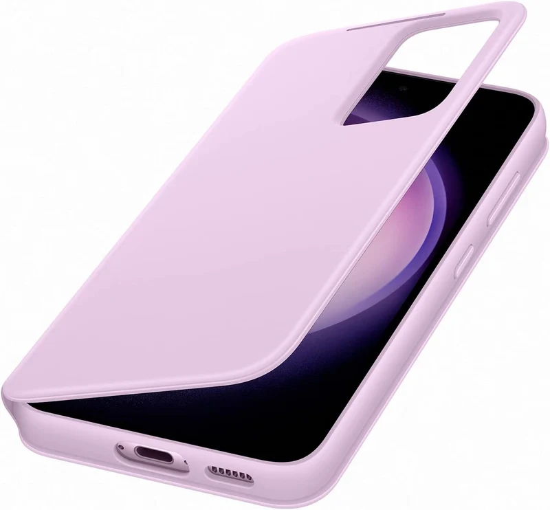 Samsung Smart View Wallet Smartphone Case EF-ZS911 für Galaxy S23, Handy-Hülle, Kartenfach, Sichtfen