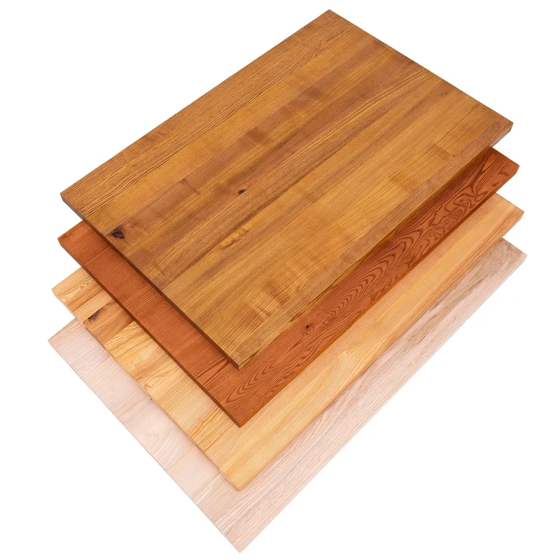 LAMO Manufaktur Holzplatte für Schreibtisch Tischplatte Massivholz Schreibtischplatte 100x80 cm, Nat