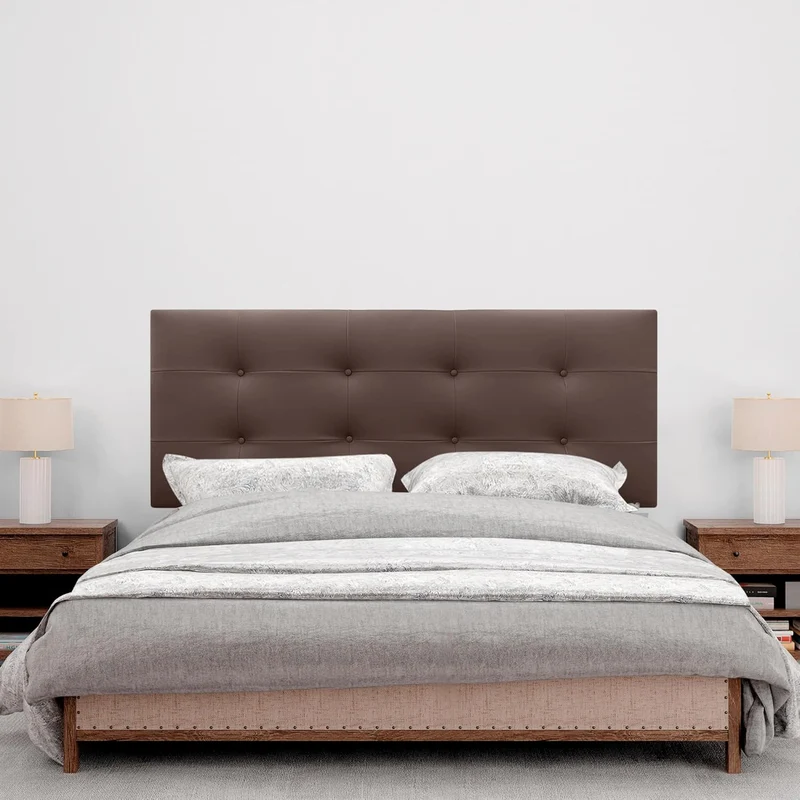 DHOME Kopfteil, Capitoné Bett Kopfteile. Gepolstertes Kopfteil ACUALINE Stoff und Kunstleder. Kopfte