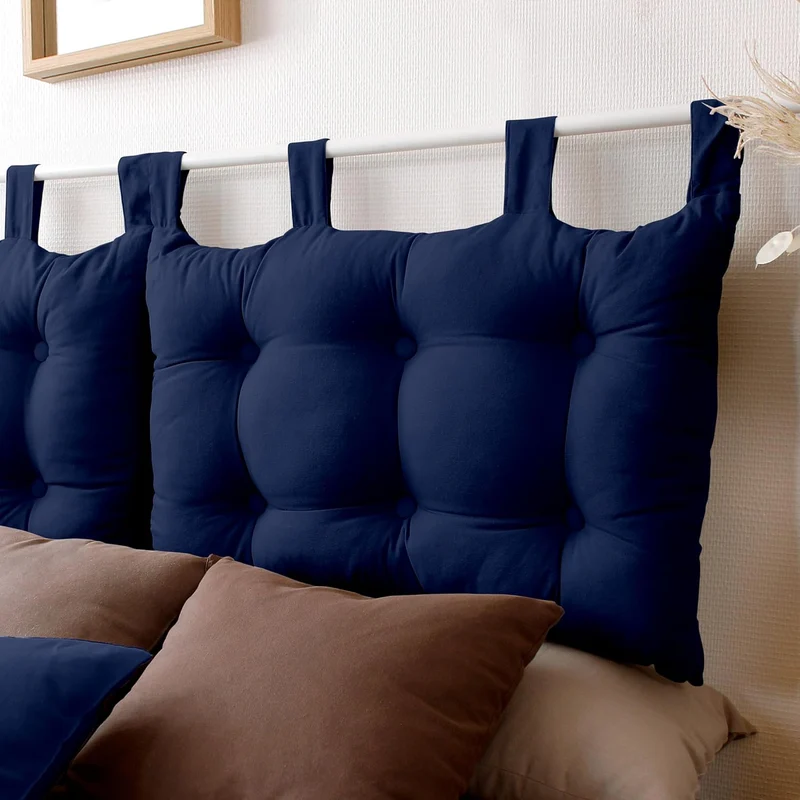Enjoy Home Kopfteil Stoff 70 x 9 x 45 cm, marineblau, 9 X 45 CM, Marineblau