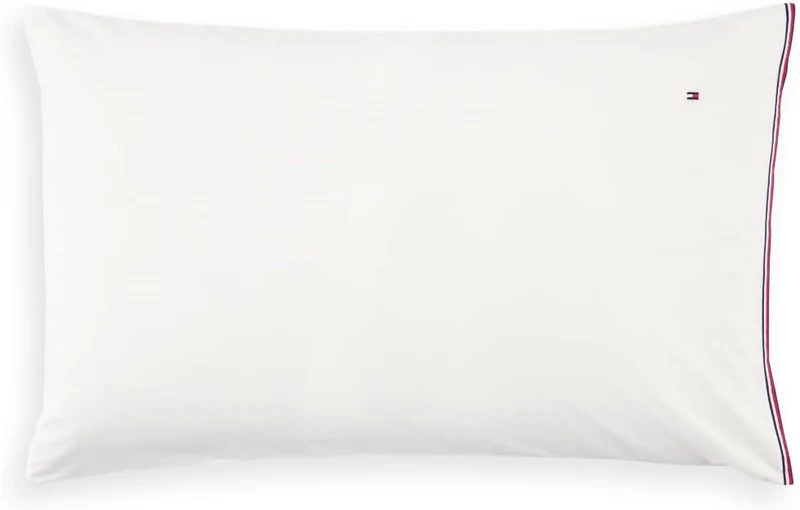 Tommy Hilfiger Bettwäsche Ribbon | White - 155 x 220