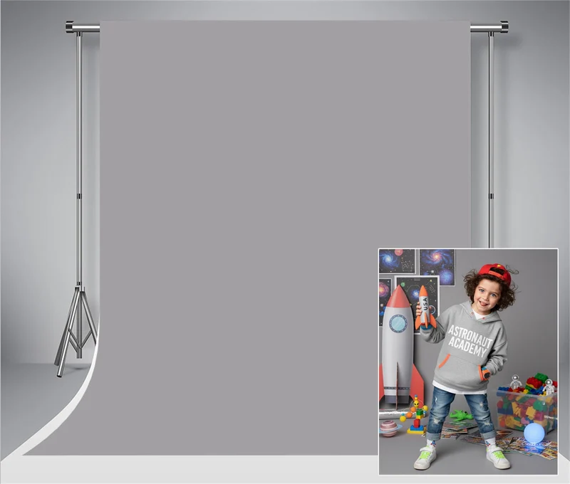 Kate Grau Einfarbig Fotografische Hintergrund 1,5 * 2,2m Nahtlose Strukturierter Hintergrund Studio