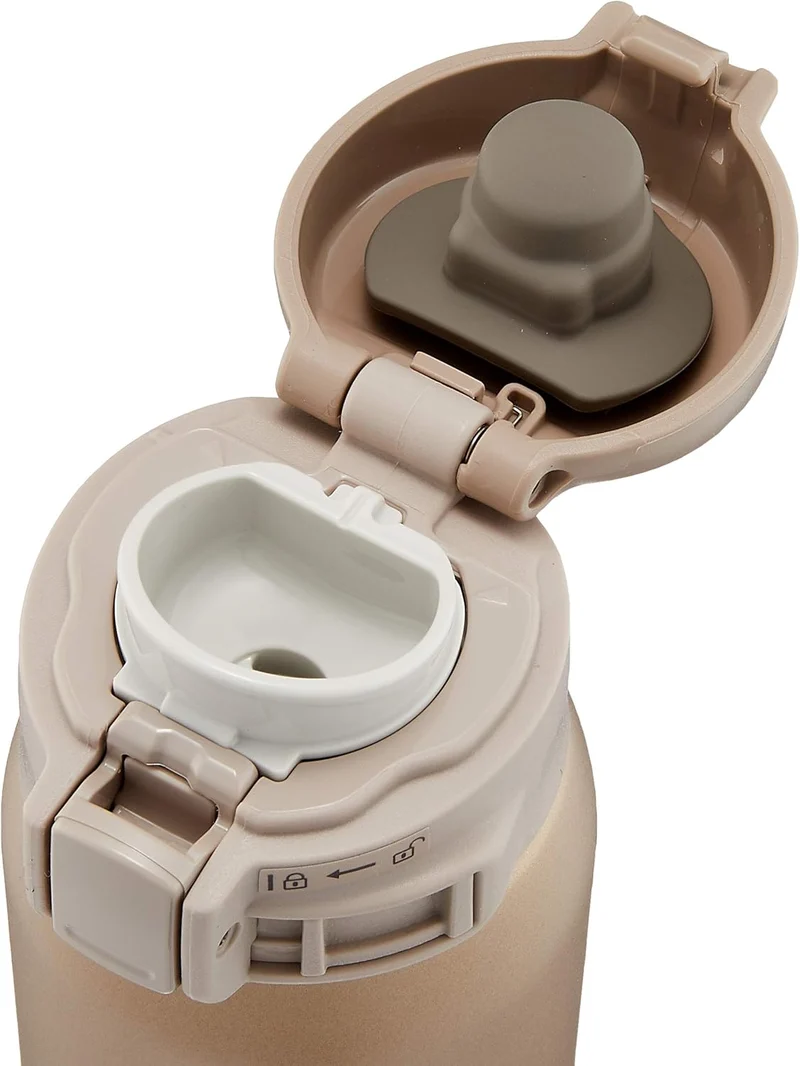 Zojirushi Edelstahlbecher, 1 Stück (1 Stück), Beige Gold, 0,36 Liter 340 g Beige Gold, 340 g Beige G
