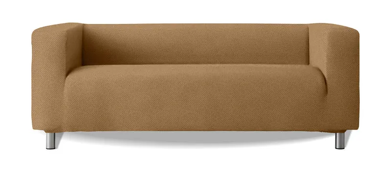 Sofabezug, Modell Klippan, hohe Arme, Sofa, elastisch, weich, New York, Farbe 02, Beige Farbe 02 Bei