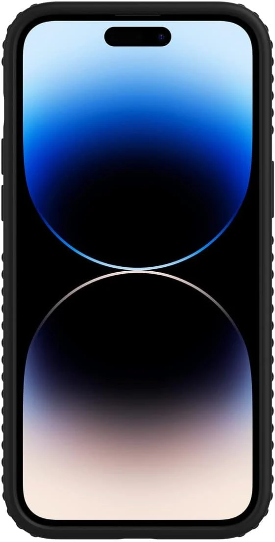 Incipio Grip Serie Multidirektional Griffigkeit Handyhülle für iPhone 14 Pro Max, Schwarz Black, Bla