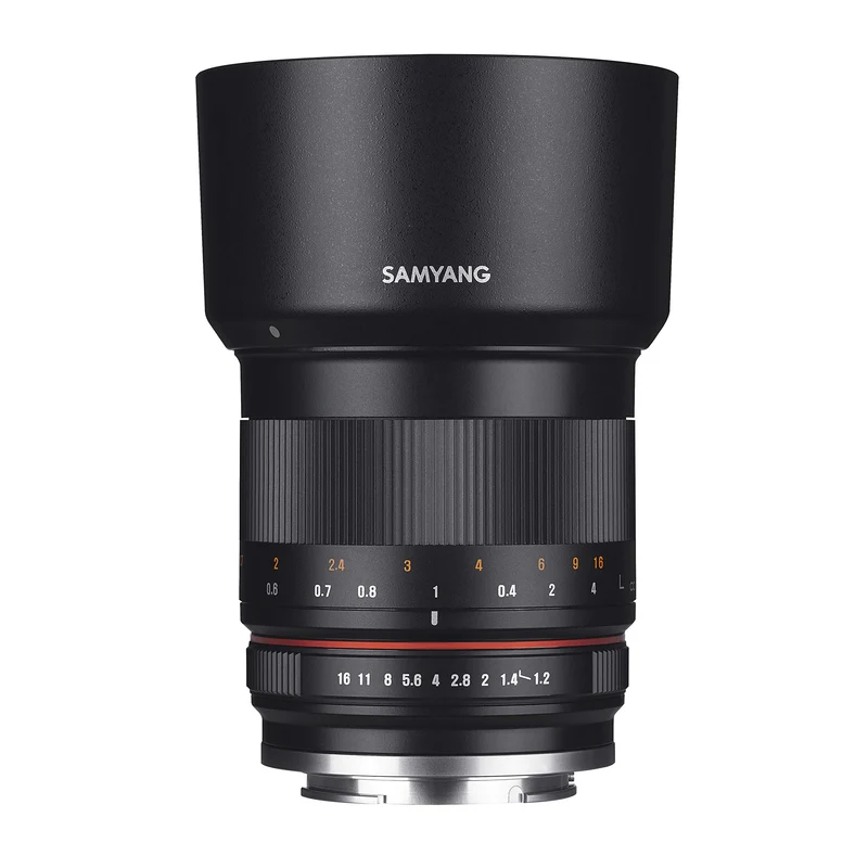 SAMYANG 7721 MF 50mm F1.2 APS-C Fuji X schwarz - manuelles Foto Objektiv mit 50mm Festbrennweite für