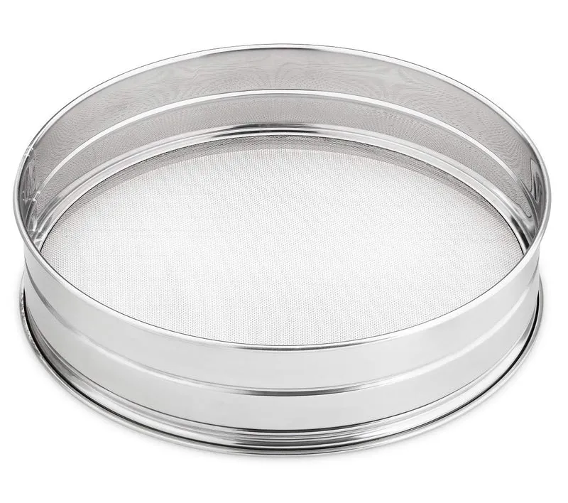 thermohauser Sieb gross (Edelstahl rostfrei), fein, Maschenweite 2,0x2,0 mm, Durchm. 0,28 cm Maschen
