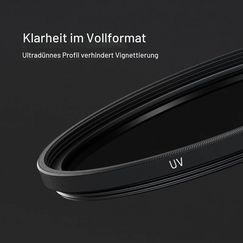 Urth 49 mm UV Filter (Plus+) 49 mm Schwarz, 49 mm Schwarz