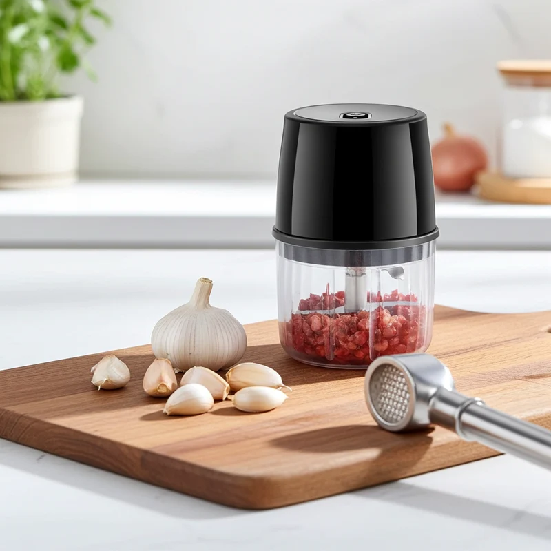 ChefElite Garlic Crusher Pro — Fresh Garlic in 3 Seconds