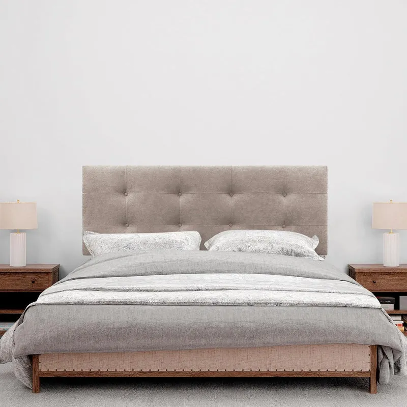 DHOME Kopfteil, gepolstertes Bett Kopfteil 8cm dick. Gepolstertes Kopfteil ACUALINE Stoff und Kunstl