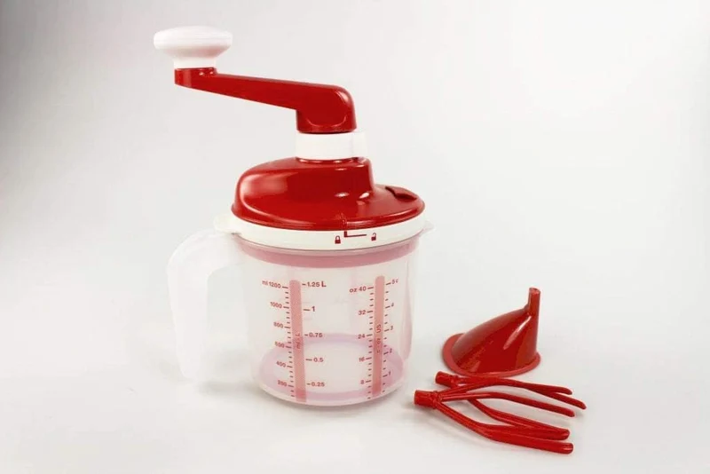 Tupperware Easy Mixx Chef rot-weiss Sahne Eiweiss Schlagen 35578