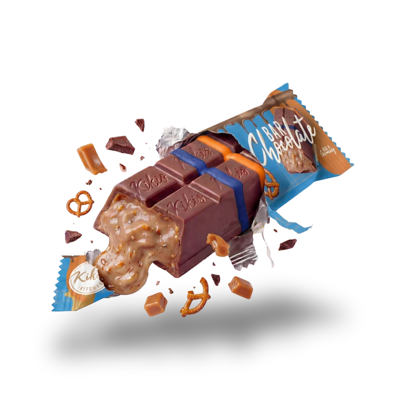 Kikis Dubai Style Bar Chocolate - Caramel Pretzel 🥨