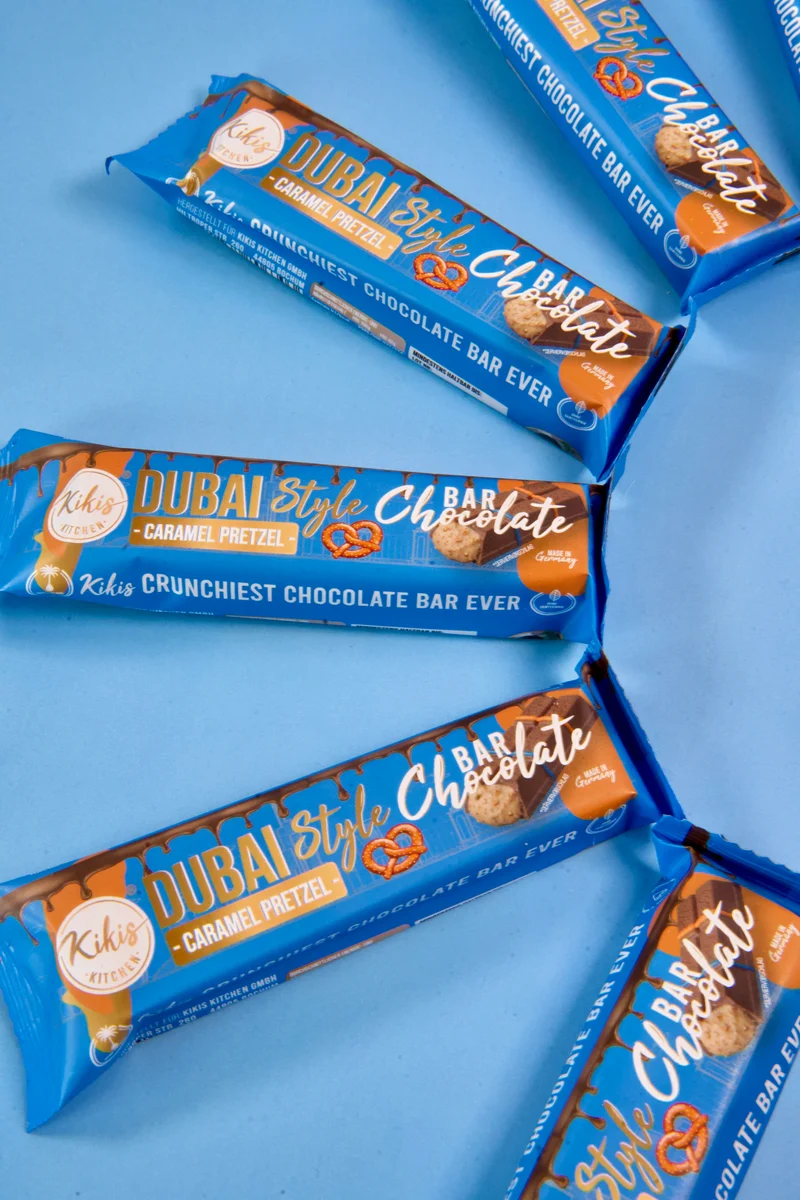 Kikis Dubai Style Bar Chocolate - Caramel Pretzel 🥨