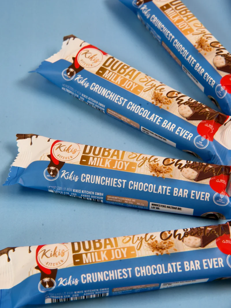 Kikis Dubai Style Bar Chocolate - Milk Joy 🍫