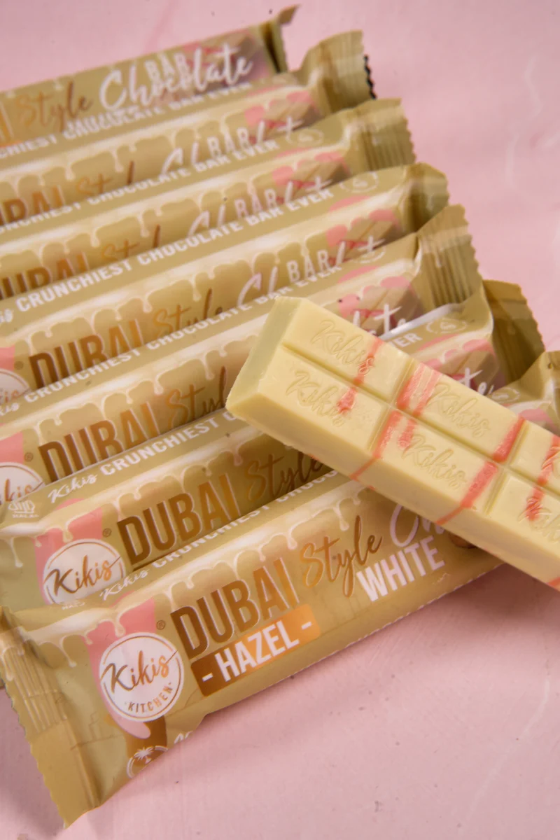 Kikis Dubai Style Bar White Chocolate - Hazel 🍫