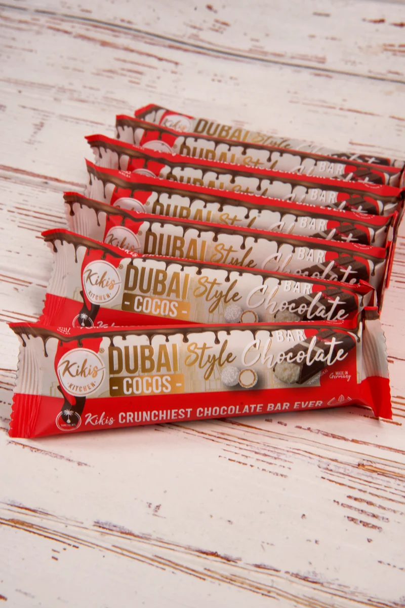 Kikis Dubai Style Bar Chocolate - Cocos 🍫