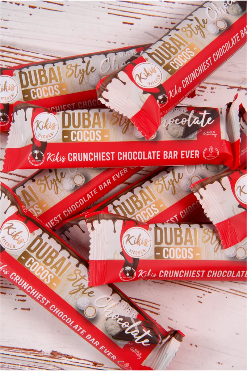 Kikis Dubai Style Bar Chocolate - Cocos 🍫