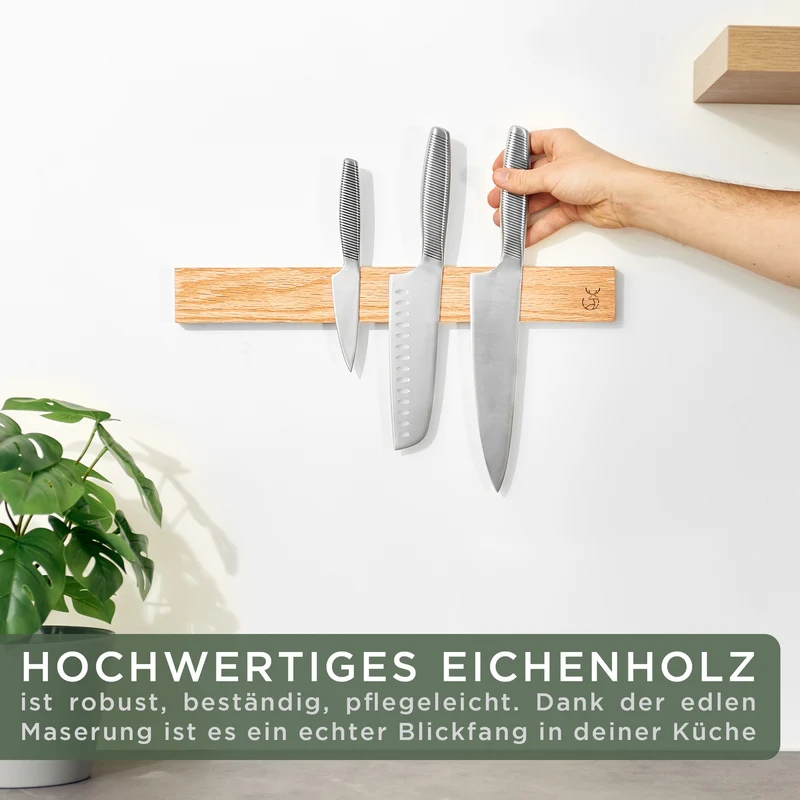 Messerleiste 40cm Eiche