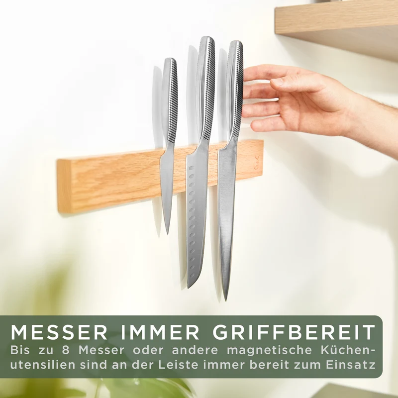Messerleiste 40cm Eiche