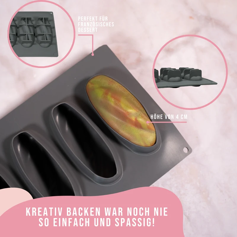 Kikis Pistazien Silikonform 4er