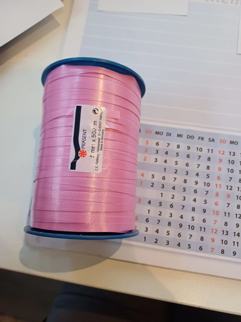 Geschenkband rosa