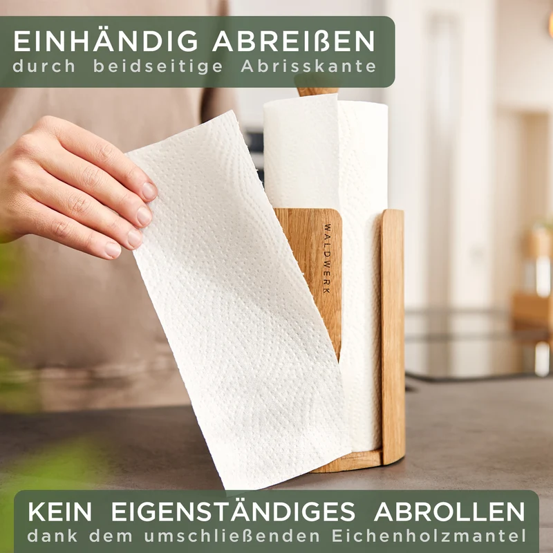 Küchenrollenhalter Eiche