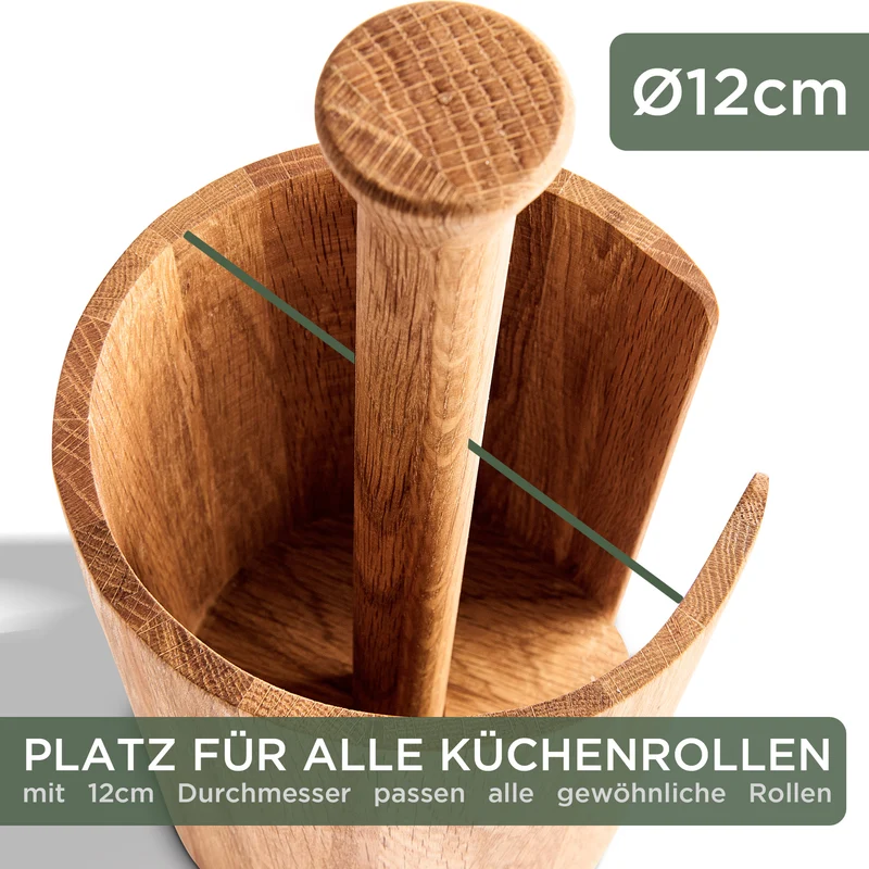 Küchenrollenhalter Eiche