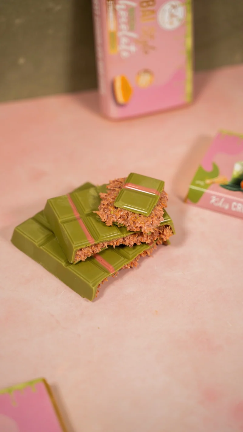 Kikis Dubai Style Chocolate - Strawberry Matcha 🍫
