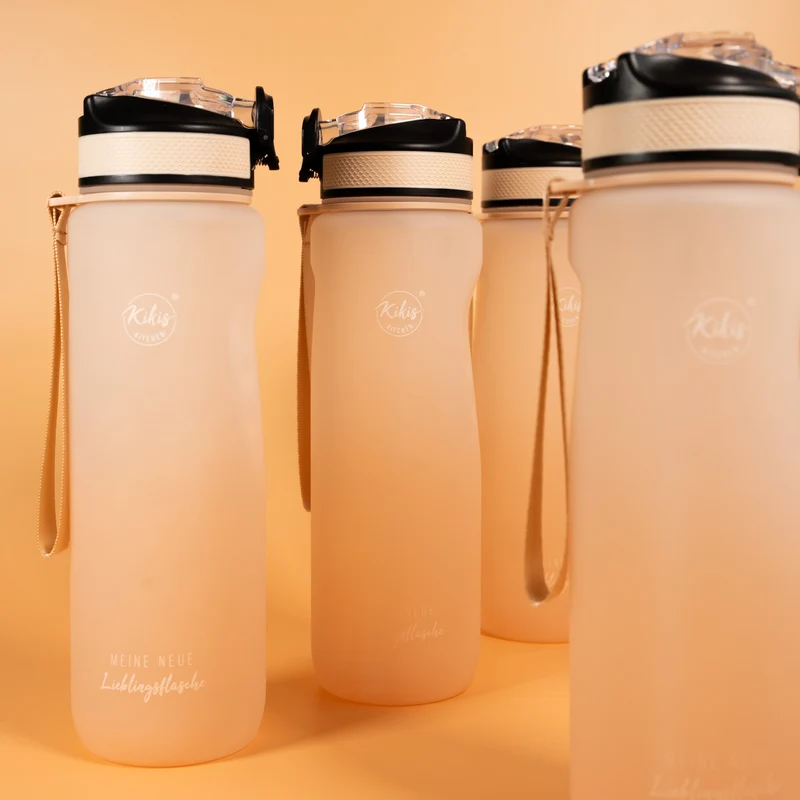 Kikis Tritan-Trinkflasche beige / Lieblingsflasche 900 ml