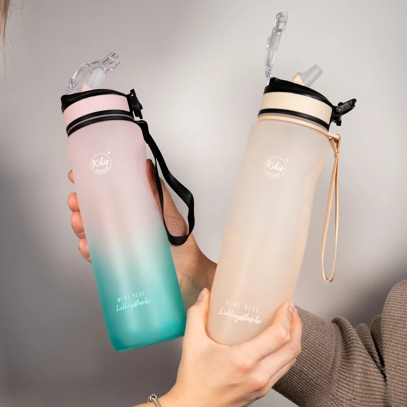 Kikis Tritan-Trinkflasche beige / Lieblingsflasche 900 ml