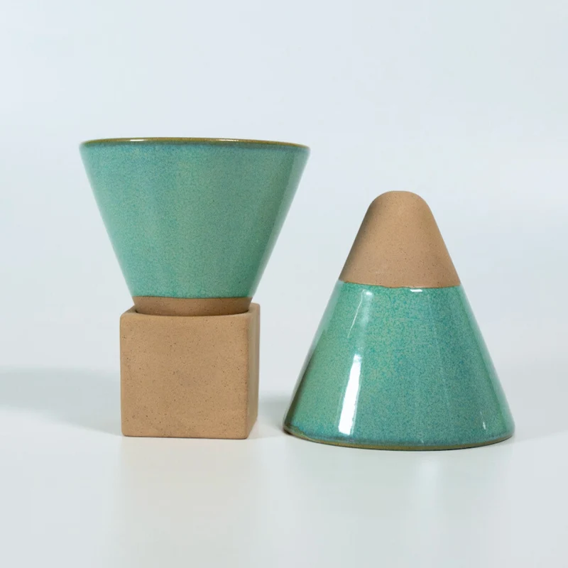 Kikis Cone Cup - Kegeltasse 200ml mint 2er Set