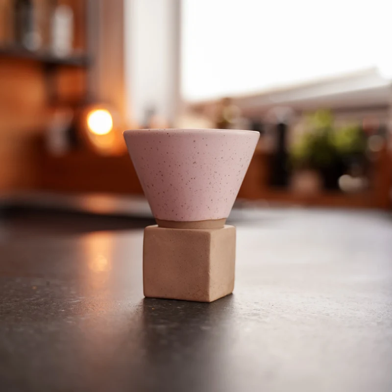 Kikis Cone Cup - Kegeltasse 200ml rose 2er Set