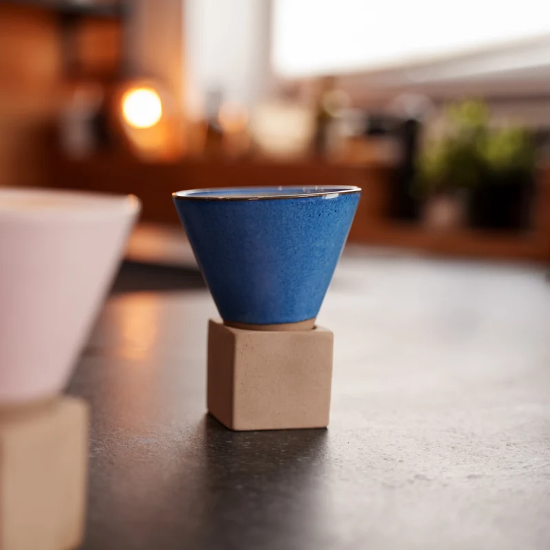 Kikis Cone Cup - Kegeltasse 200ml blau 2er Set