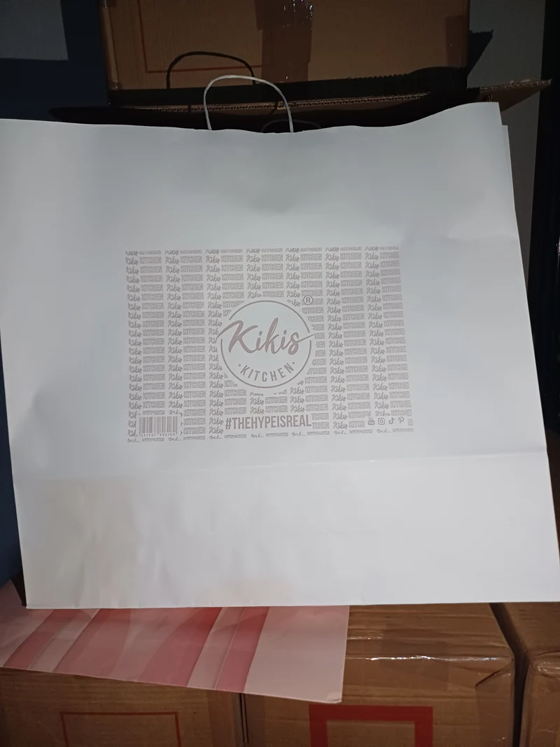 Papier Tüte groß weiß 125er