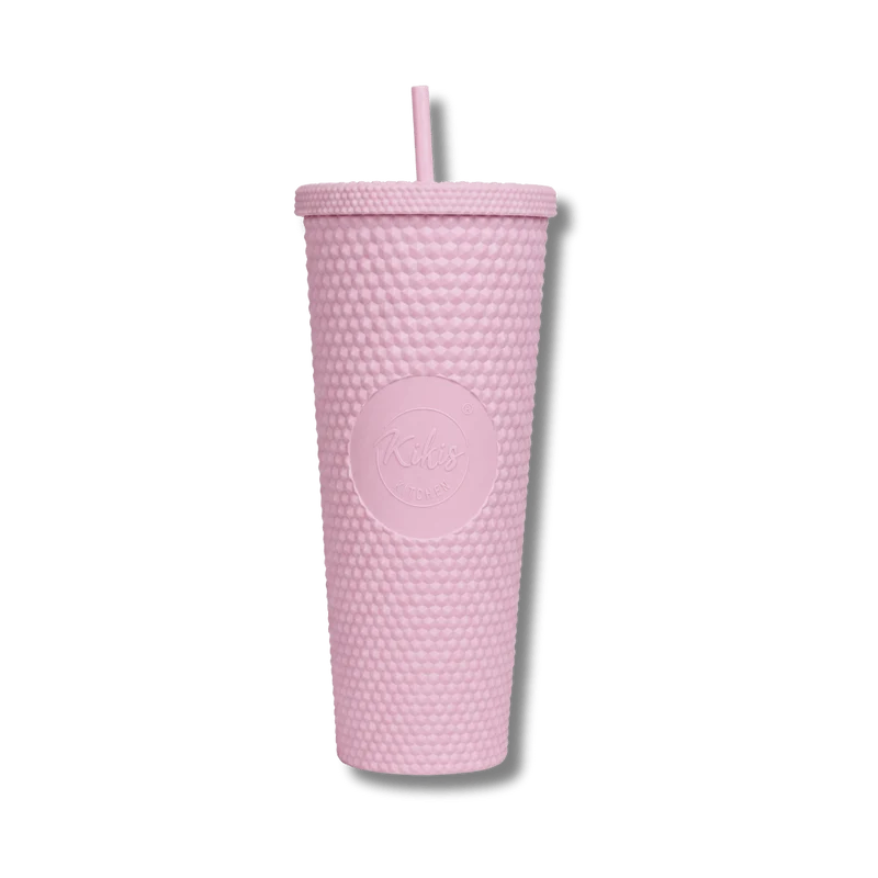 Neu: Kikis Coffee To Go Becher - Tumbler Cold Cup Bling - Rosa