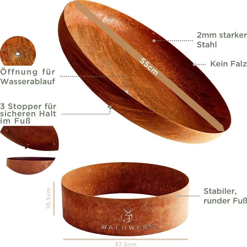 Feuerschale 55cm