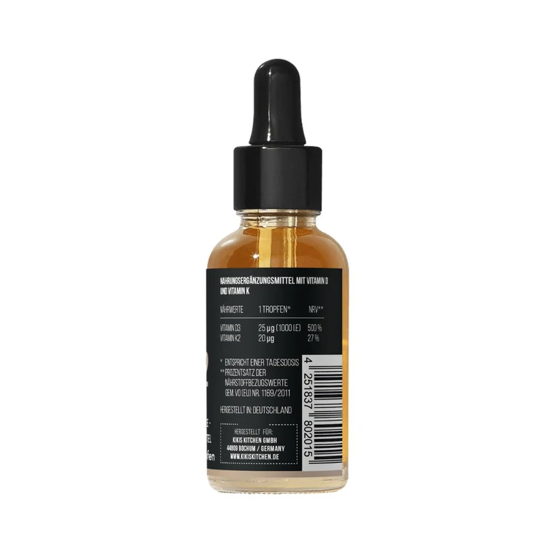 Kikis Vitamin D3 + K2 Tropfen 50ml - 1000 Einheiten