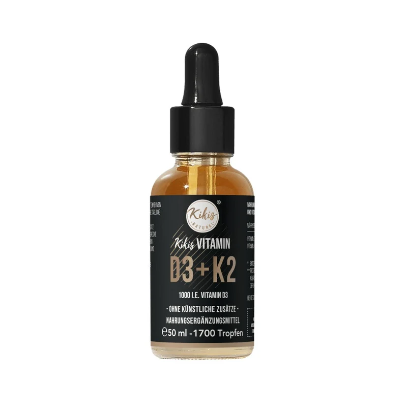 Kikis Vitamin D3 + K2 Tropfen 50ml - 1000 Einheiten