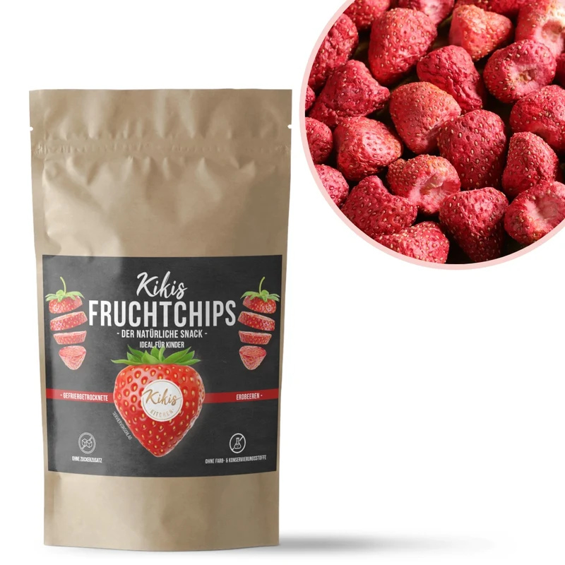 Kikis Fruchtchips - Erdbeere gefriergetrocknet 20g