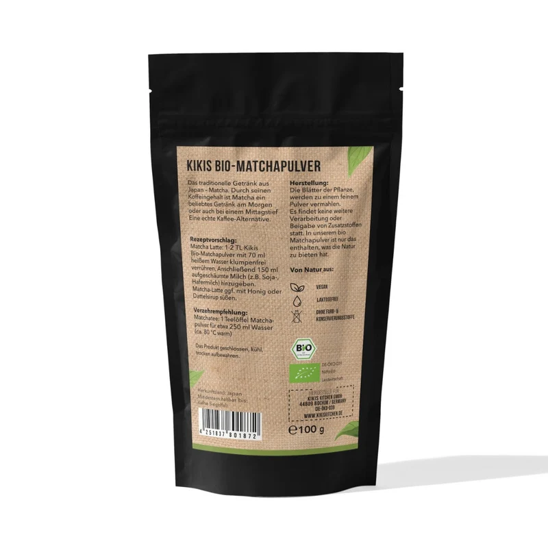 Kikis Matchapulver BIO - 100g
