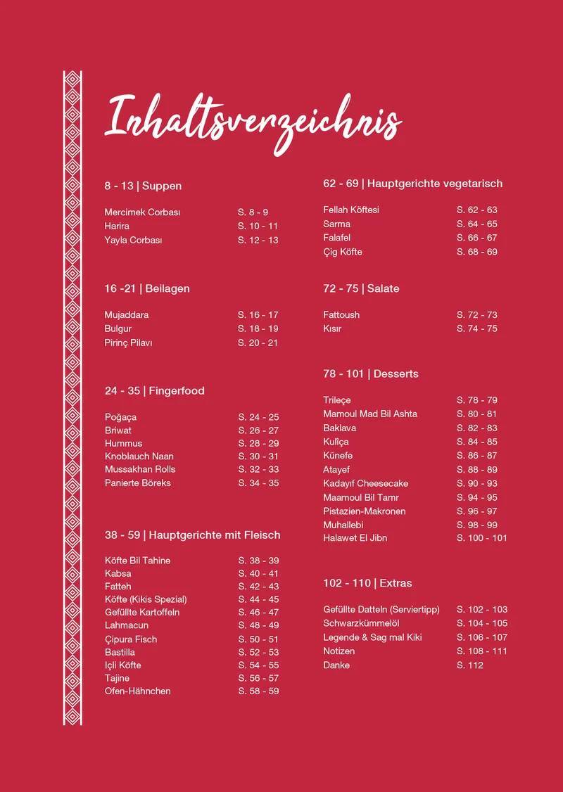 Kikis Oriental Kitchen - Kochbuch