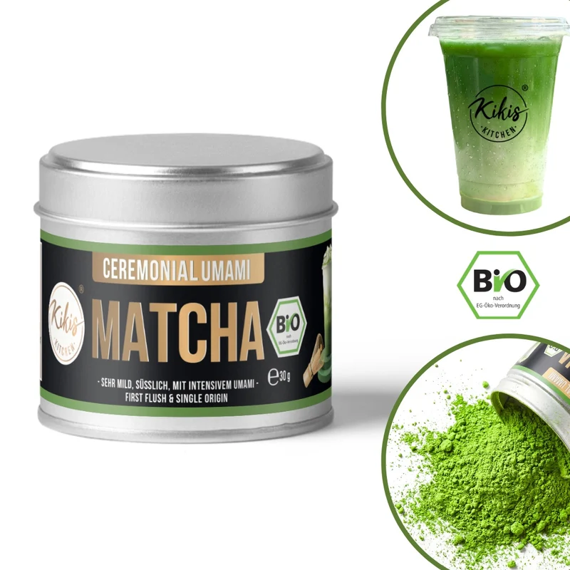 Kikis Ceremonial Umami Matchapulver BIO - 30g