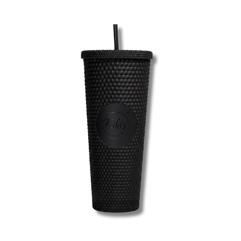 Neu: Kikis Coffee To Go Becher - Tumbler Cold Cup Bling - Black Edition