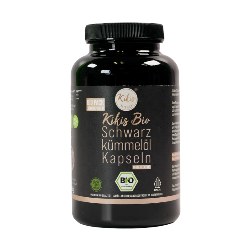 Kikis Schwarzkümmelöl BIGPACK Kapseln BIO - VEGAN