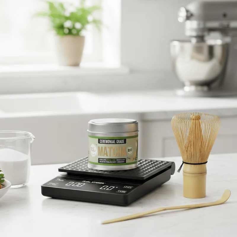 Kikis Matcha Waage – Digitale Feinwaage 0,1g (3kg)
