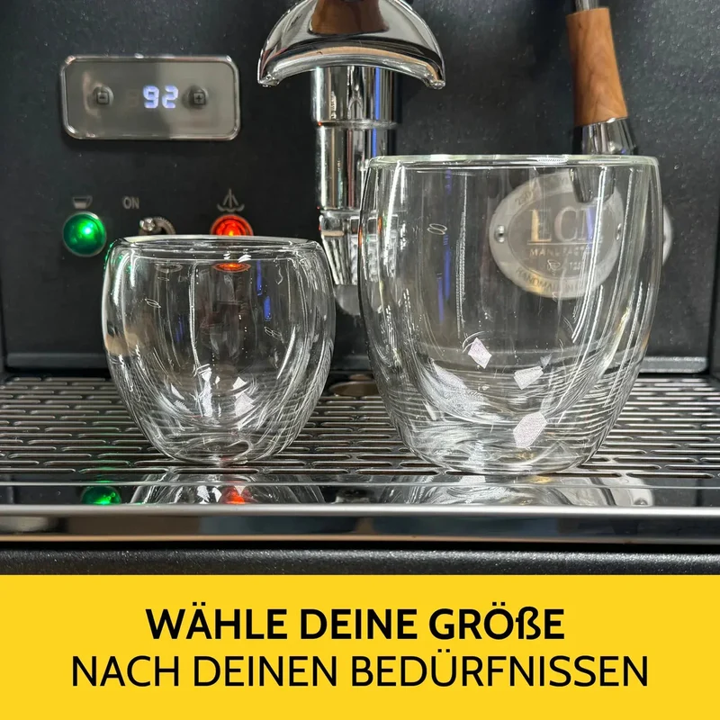 Kaffeegläser 2er Pack doppelwandig