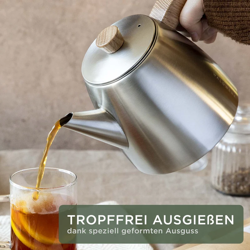 Doppelwandige Teekanne
