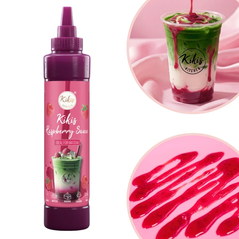 Kikis Raspberrysauce - Ideal für Matcha und Desserts 750ml